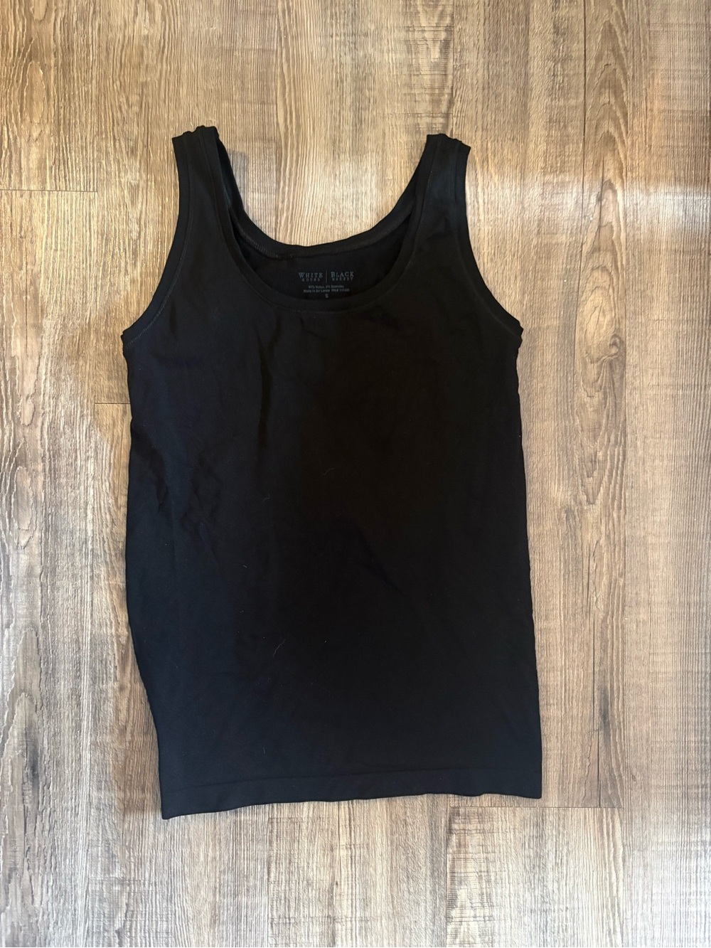 White House Black Market Black Scoop Neck Tank